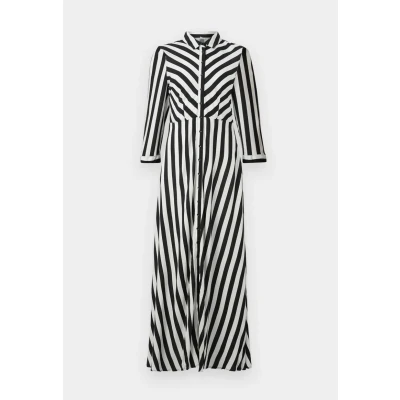 Abbildung von YAS Maxikleid, Damen, Größe: XS, Black/ white stripes
