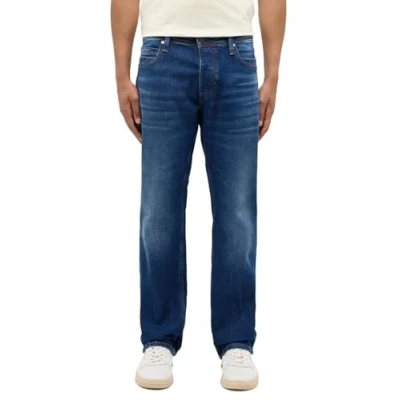 Abbildung von Mustang Style Michigan Jeans Slim Fit, Herren, Größe: 34x32, Blau
