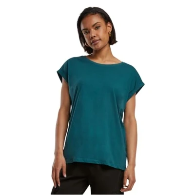 Abbildung von Urban Classics Extended Shoulder Tshirt basic, Damen, Größe: XL, Jasper