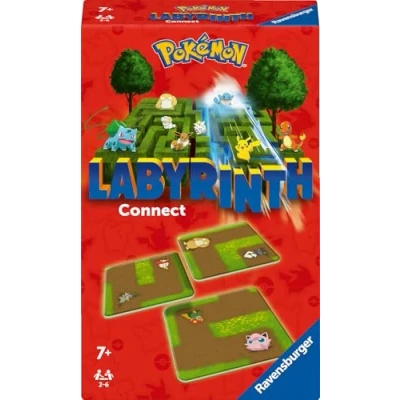 Abbildung von Ravensburger 22579 Pokémon Labyrinth Connect Mitbringspiel für 2 6 Spieler, Kinderspiel und Reisespiel ab 7 Jahren, Pokemon Geschenke