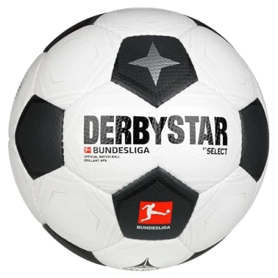 Abbildung von Derbystar Unisex Erwachsene Bundesliga Brillant APS Classic v23 Fußball, schwarz Weiss, 5