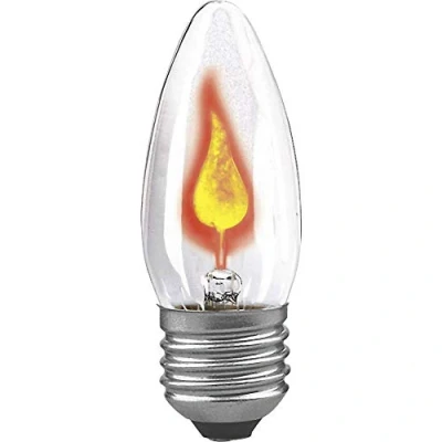 Abbildung von Paulmann 53100 Flackerkerze 3W E27 Flackerlicht Feuer Flimmerlicht Flamme Leuchtmittel