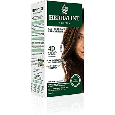 Abbildung von Herbatint 4D Golden Chestnut Permanent Herbal Hair Colour Gel 135ml