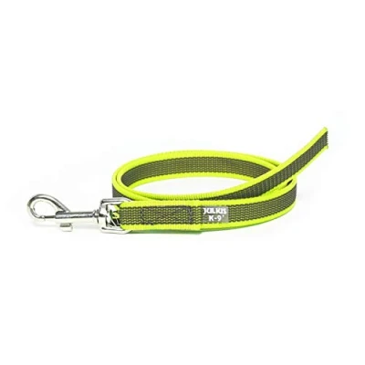 Abbildung von IDC Color &amp; Gray gumierte Leine, 20 mm x 1 m ohne Schlaufe, Neon Grau