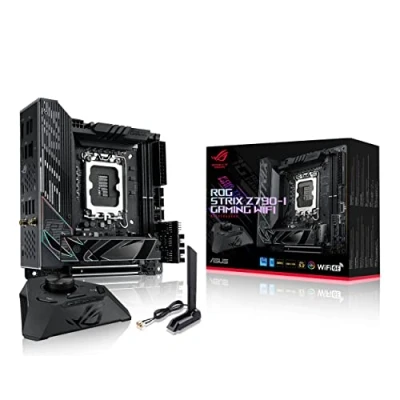 Abbildung von ASUS ROG Strix Z790 I Gaming WiFi Mainboard Sockel Intel LGA1700 (mini ITX, DDR5 Speicher, 2x M.2, PCIe 5.0, 6E, Thunderbolt 4, Hive)