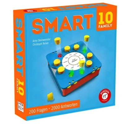 Abbildung von Piatnik PIA07188 Smart 10 Family Das revolutionäre Alleswisser Brettspiel I besonderen Art Quizspiele, Bunt