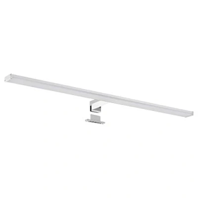 Abbildung von SEBSON® LED Spiegelleuchte 80cm, Bad IP44, Aufbauleuchte + Klemmleuchte, neutralweiß 4000K, 780x108x44mm, 15W, 1100lm, Aluminium, Schminklicht
