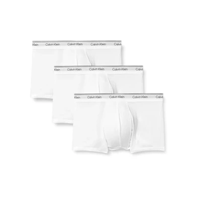 Abbildung von Calvin Klein Herren 3Pk 000Np2765A Low Rise Trunk, White (White), S