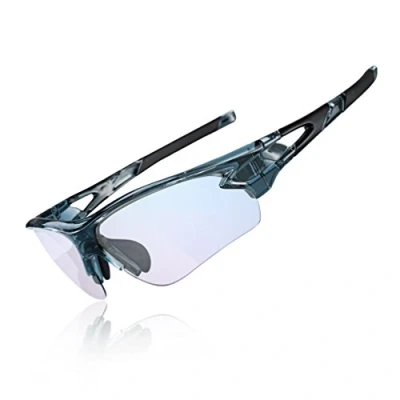 Abbildung von ROCKBROS Fahrradbrillen Selbsttönend Sonnenbrille Photochromatisch für Damen und Herren UV400 Schutz TR90 Rahmen Sport Radfahren Angeln