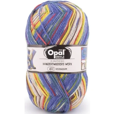 Abbildung von Opal Nach Hundertwasser Auflage 4057 422 (425m) 4 Lagig Langlebig Socke Garn 1x100g