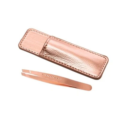 Abbildung von Tweezerman ROSE GOLD MINI Slant WITH CASE HaarentfernungsZubehör rosegoldcoloured, Damen, Größe: One Size, Rosegold coloured