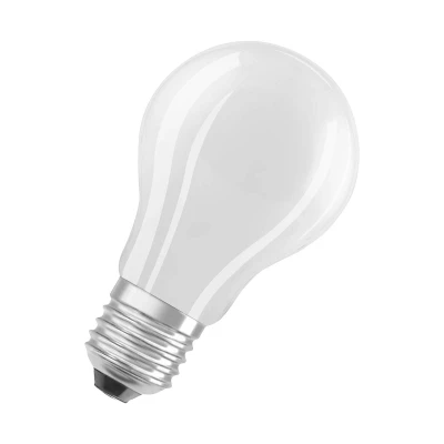 Abbildung von OSRAM LED Stromsparlampe, Matte Birne mit E27 Sockel, Warmweiß (3000K), 2,5 Watt, ersetzt herkömmliche 40W Leuchtmittel, besonders hohe Energieeffizienz und stromsparend, 1er Pack