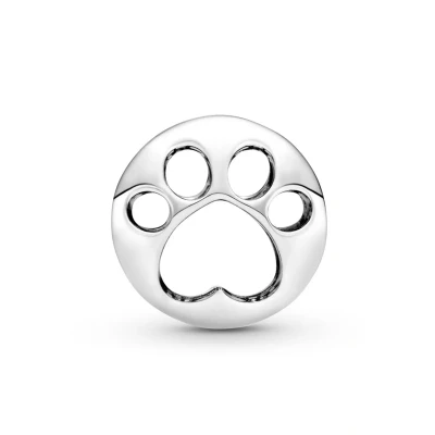 Abbildung von Pandora Openwork PAW Charm, Damen, Größe: One Size, Sterling silver
