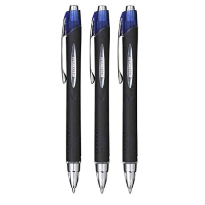 Abbildung von Uni ball Jetstream SXN210 SXN 210 Tintenroller Druckmechanismus in 3 Stück blau