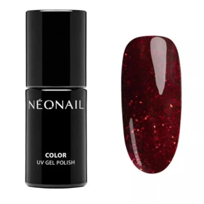 Abbildung von NEONAIL UV Nagellack 7,2 ml Rot Alizee Farben Lack Glitter Gel Nägel Nageldesign Shellack