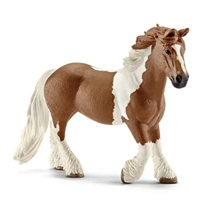 Abbildung von schleich 13773 Tinker Stute, für Kinder ab 3+ Jahren, FARM WORLD Spielfigur, Brown, White