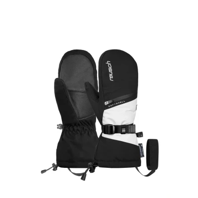Abbildung von Reusch Damen Fäustlinge Demi R TEX® XT Mitten extra warm, wasserdicht, atmungsaktiv, schwarz/weiß