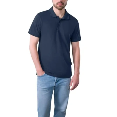 Abbildung von HRM Herren Heavy Performance Polo, Navy, Gr. 5XL I Premium Polo Shirt Basic Polohemd bis 60C waschbar Hochwertige &amp; nachhaltige Bekleidung Workwear
