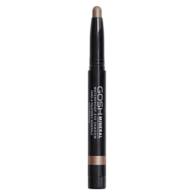 Abbildung von GOSH Mineral Waterproof Eye Shadow I drehbarer Lidschatten Stift mit cremiger Textur für einfaches Auftragen und intensives Farbergebnis wasserfest, langanhaltend &amp; parfümfrei 003 Brown