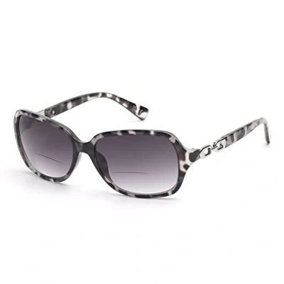 Abbildung von JM Bifokale Lesebrille für Damen Vintage UV Schutz den Außenbereich Graue Schildkröte +3.0