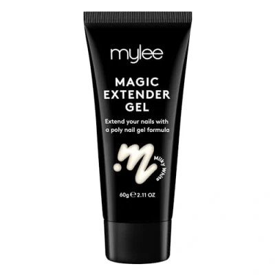 Abbildung von MYGEL von Mylee Magic Extender Gel 60g Lang Anhaltend, Natürlicher Look, Nagelverlängerungsgel, für Anfänger &amp; Salon Profis, Verdickungs und Aufbaugel Acrylnägel, Nagelkunst (Milky White)