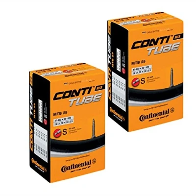 Abbildung von Continental Mountainbike Presta Ventil für 29 Zoll MTB Reifenschläuche, 1,75 bis 2,5, 2er Pack, Schwarz