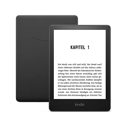 Abbildung von Zertifiziert und generalüberholt Kindle Paperwhite (16 GB) Jetzt mit 6,8 Zoll Display (17,3 cm) verstellbarer Farbtemperatur Werbung schwarz