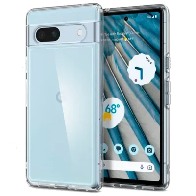 Abbildung von Spigen Ultra Hybrid TPU Back Cover Durchsichtig Google Pixel 7A