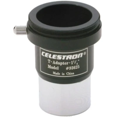 Abbildung von Celestron 93625 1,25 Zoll Universeller SLR oder DSLR Kamera T Adapter, Silber/schwarz