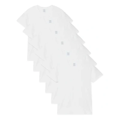 Abbildung von Gildan Herren V Ausschnitt T Shirts Multipack Style G1103 Unterhemd, Weiß (6er Pack), Mittel