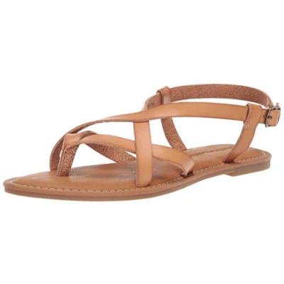 Abbildung von Amazon Essentials Damen Freizeitsandale mit Riemchen, Natürlich, 41 EU
