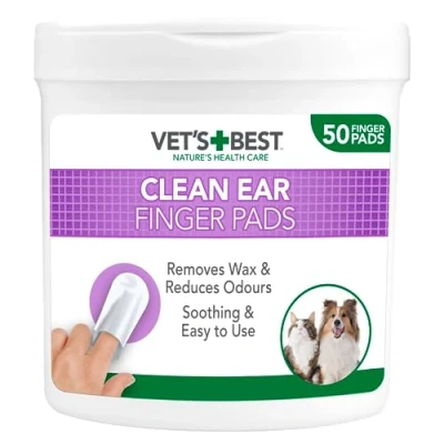 Abbildung von Vets Best Clean Finger Pads Ear 50 Stck.