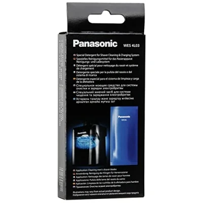 Abbildung von Panasonic WES4L03 803 Reinigingsmiddel spez. reiniger für rasierer mit reinigungssystem, 3 x 15 ml