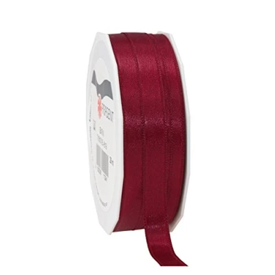 Abbildung von PRÄSENT C.E. Pattberg Satin Magenta, 50 m Satinband zum Einpacken von Geschenken, 3 mm Breite, Geschenkband Dekorieren &amp; Basteln, Dekoband, Anlass