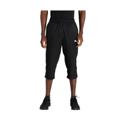 Abbildung von Puma Herren Active Woven 3/4 bukser Jogginghose, Black, L EU