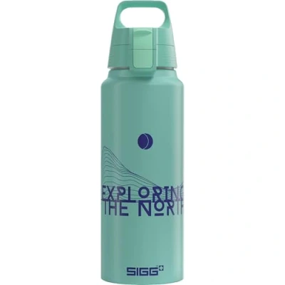 Abbildung von SIGG WMB ONE Pathfinder Glacier Wasserflasche (1.0 L), schadstofffreie und auslaufsichere Trinkflasche, federleichte Trinkflasche aus Aluminium, Made in Switzerland