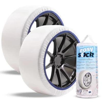 Abbildung von Easysock CAD8013 2er Set Textil Schneeketten für Autos Easy Sock, Größe S