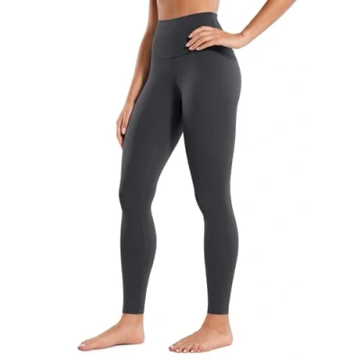 Abbildung von CRZ Yoga Butterluxe Damen High Waist Sport Leggings Blickdicht Leggins Sporthose Workout Gym Yogahose 71cm Mysteriöses Grau 42