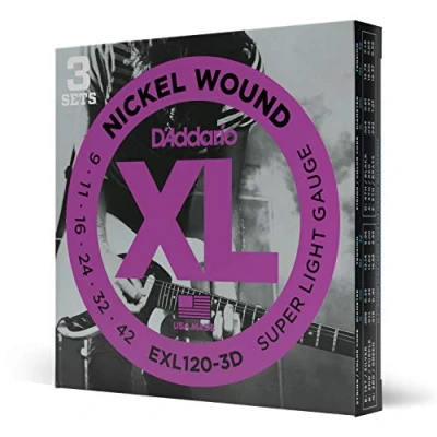 Abbildung von D&#039;Addario EXL120 3D Pack à 3 Sätze