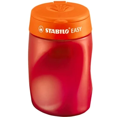 Abbildung von Ergonomischer Dosen Spitzer für Rechtshänder STABILO EASYsharpener 3 in 1 orange
