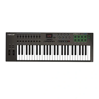 Abbildung von Nektar Impact lx49 + USB MIDI Controller Keyboard mit DAW Integration