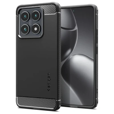 Abbildung von Spigen Rugged Armor Hülle Kompatibel mit Xiaomi 14T Pro Matte Black
