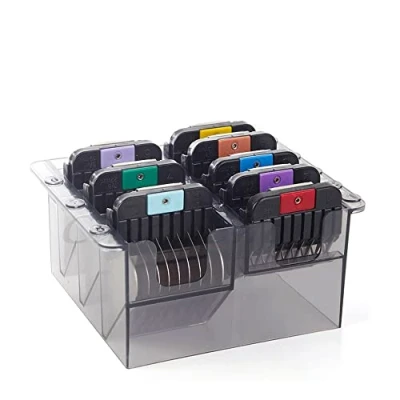 Abbildung von Metal attachment comb set 8pcs snap on