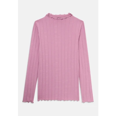 Abbildung von Name it Nkfnoline SLIM Langarmshirt für Kinder, Größe: 116, Mauve orchid