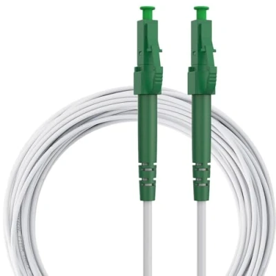 Abbildung von Glasfaserkabel LC/APC auf Patchkabel Simplex Singlemode FTTH Glasfaser LWL Lichtwellenleiter Kabel LC/LC Deutsche Telekom, Glasfaser, Vodafone, 1&amp;1, Fritzbox (1 meter)