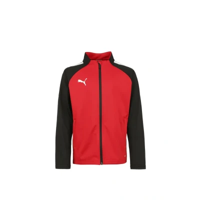 Abbildung von puma Teamliga Trainingsjacke für Kinder, Größe: 176, red / black