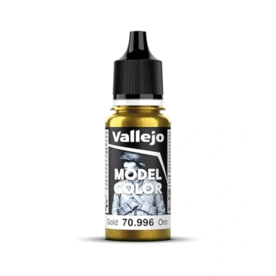 Abbildung von Vallejo, Model Color, Acrylfarbe, 17 ml gold metallic