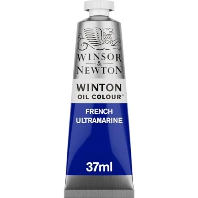 Abbildung von Winsor &amp; Newton 1414263 Winton, feine hochwertige Ölfarbe 37ml Tube mit gleichmäßiger Konsistenz, Lichtbeständig, hohe Deckkraft, Reich an Farbpigmenten Französisch Ultramarin