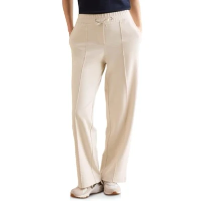 Abbildung von Cecil Straight LEG Jogginghose, Damen, Größe: Lx30, Beige