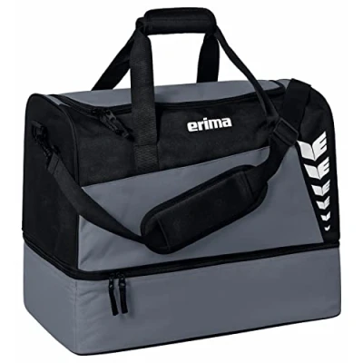 Abbildung von Erima Unisex Six Wings Sporttasche mit Bodenfach, Slate Grey/schwarz, L